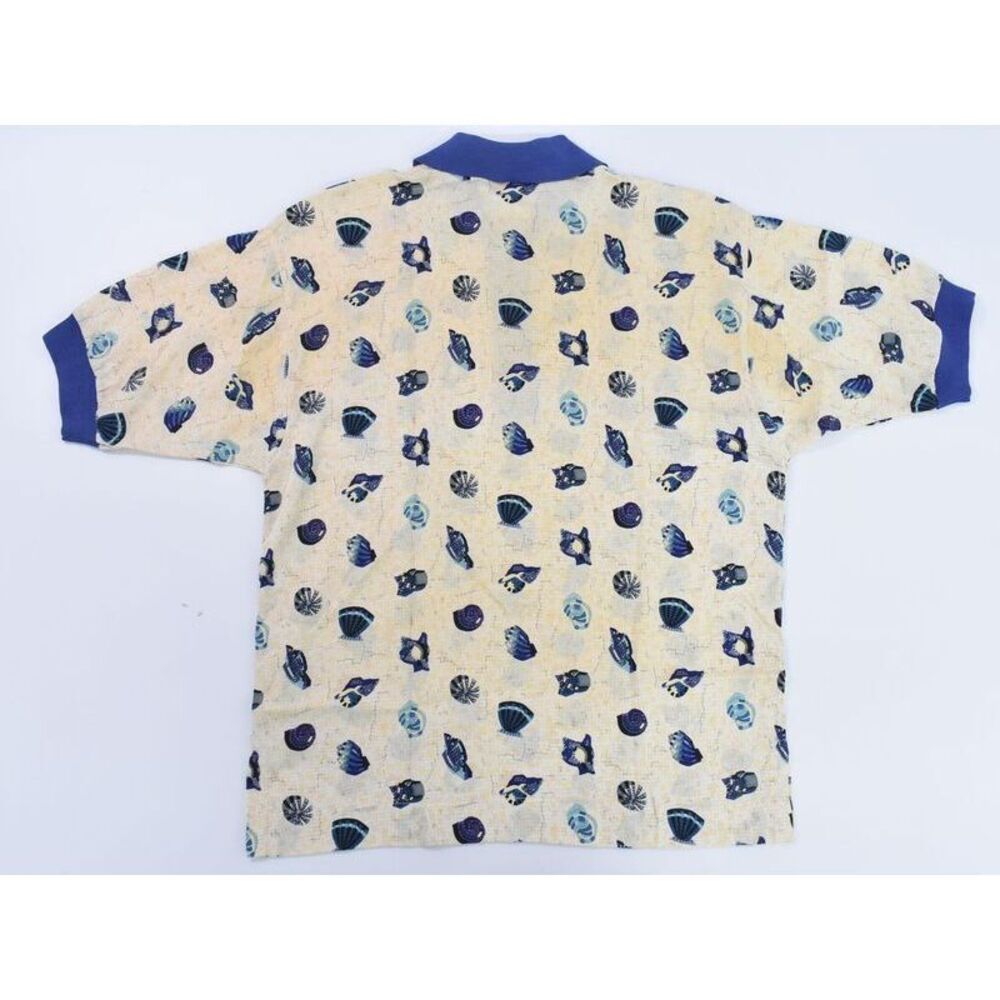 Authentic Hermes Shell Pattern Polo Shirt Short S… - image 2